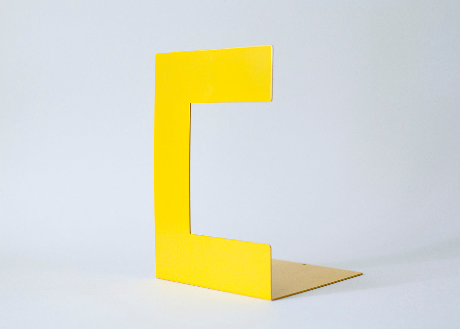 Steel Logo Bookends (Yellow)