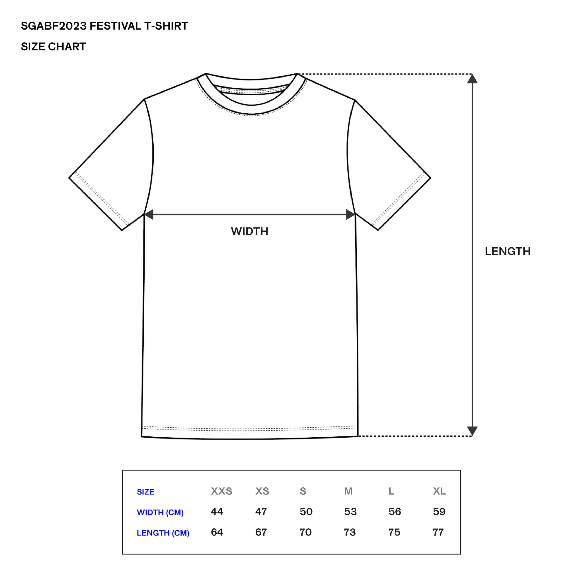 SGABF Festival T-shirt